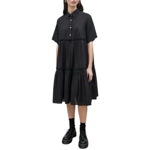 kowtow shirt dress KOWTOW Calder Gingham Dress Size Small
